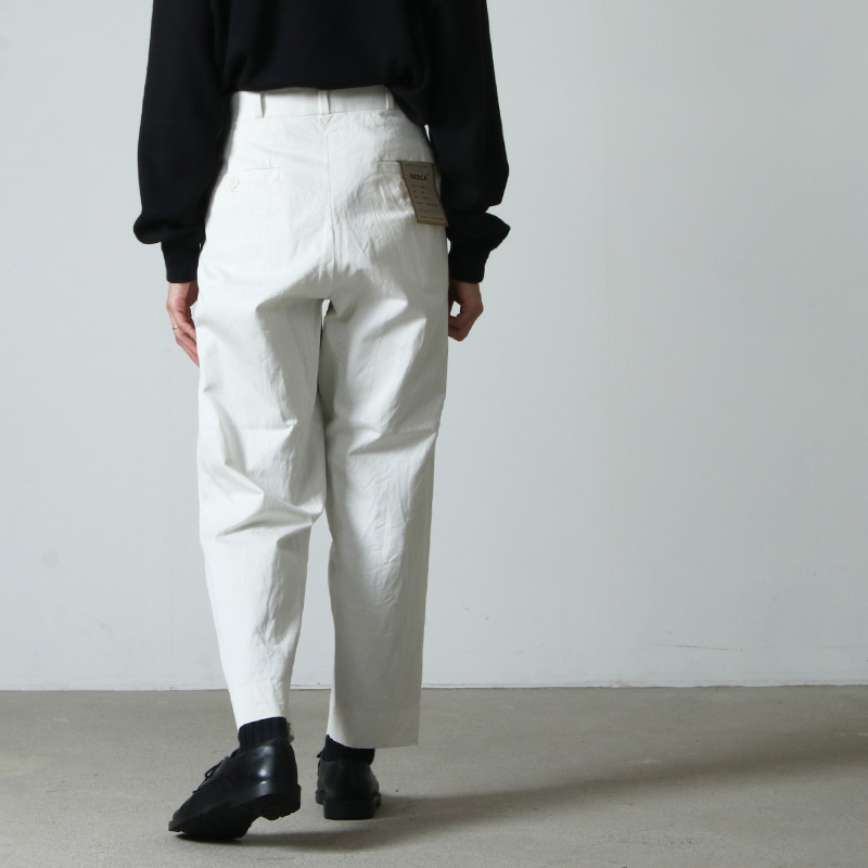 YAECA(䥨) CHINO CLOTH PANTS TACK TAPERED