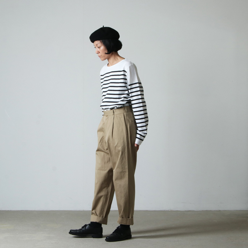 YAECA(䥨) CHINO CLOTH PANTS TACK TAPERED