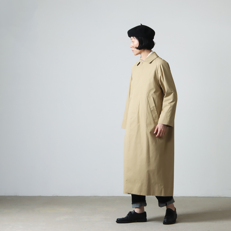 YAECA stain collar coat long | www.innoveering.net