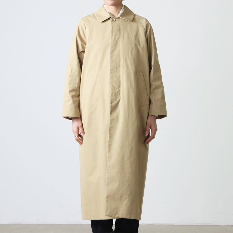 NAVYYAECA ヤエカ SOUTIEN COLLAR COAT -STANDARD