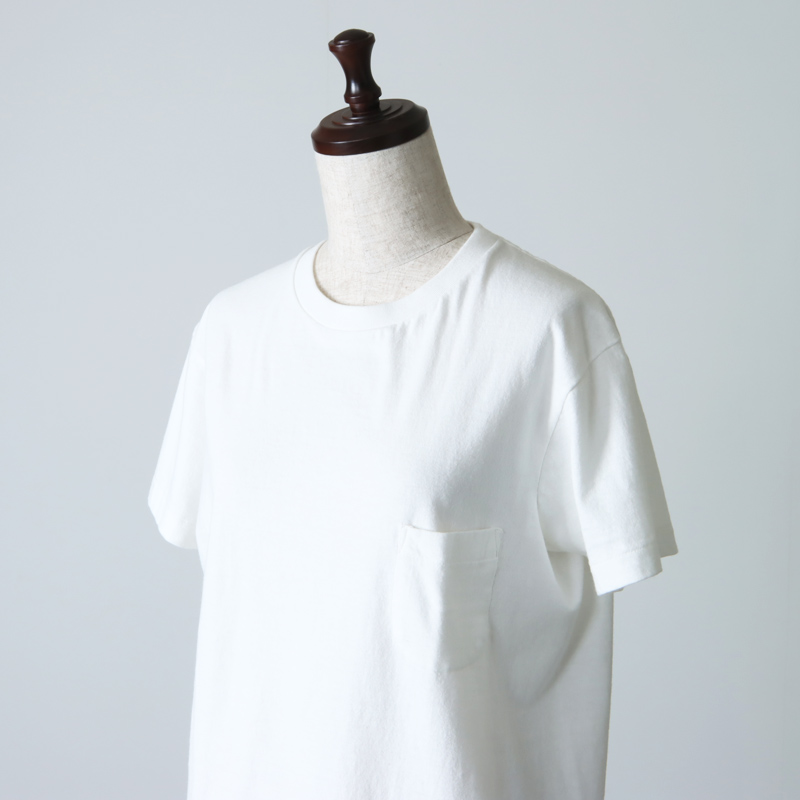 YAECA (ヤエカ) STOCK CREWNECK POCKET T / ストッククルーネック