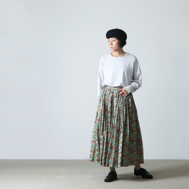 YAECA (ヤエカ) WRITE CULOTTES LIBERTY / ライトキュロットリバティ