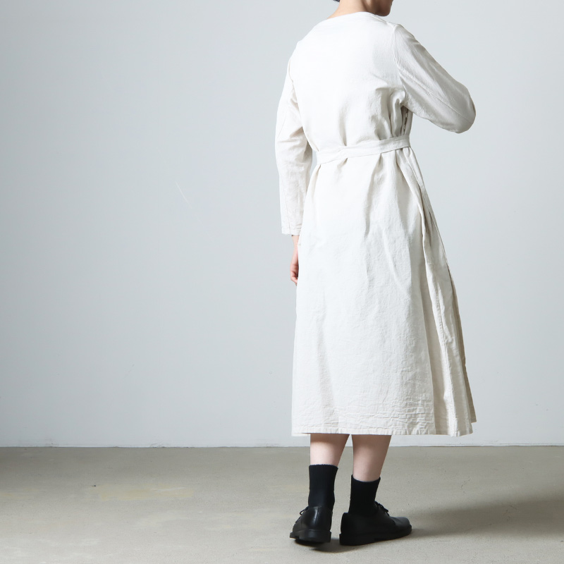 YAECA (ヤエカ) WRITE WRAP DRESS / ライトラップドレス