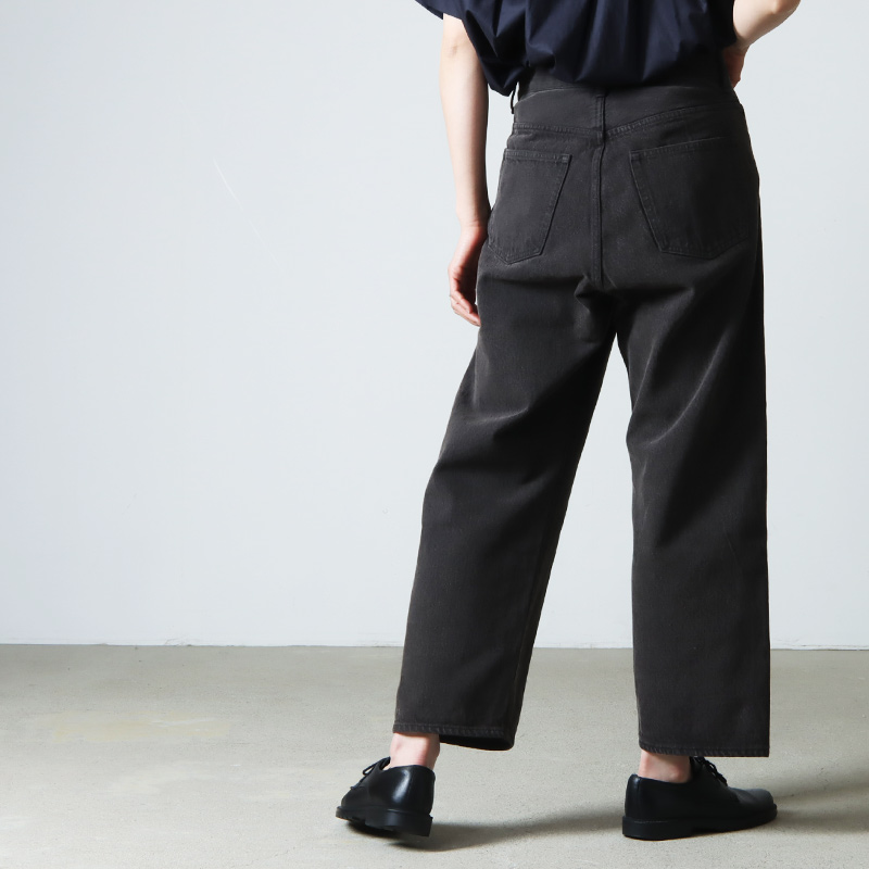 YAECA (ヤエカ) CONTEMPO DENIM PANTS WIDE CROPPED / コンテンポ