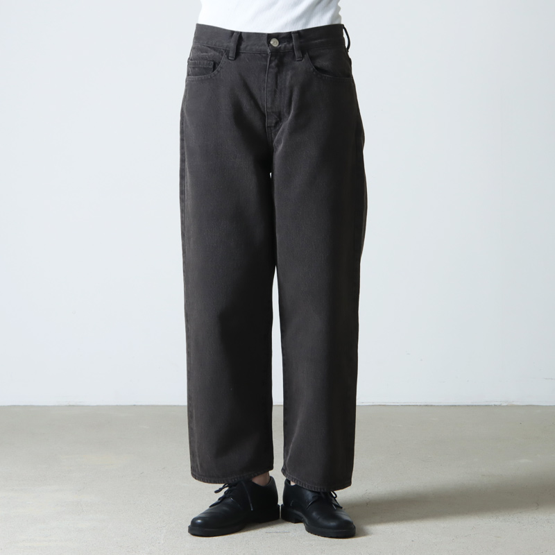 YAECA (ヤエカ) CONTEMPO DENIM PANTS WIDE CROPPED / コンテンポ 