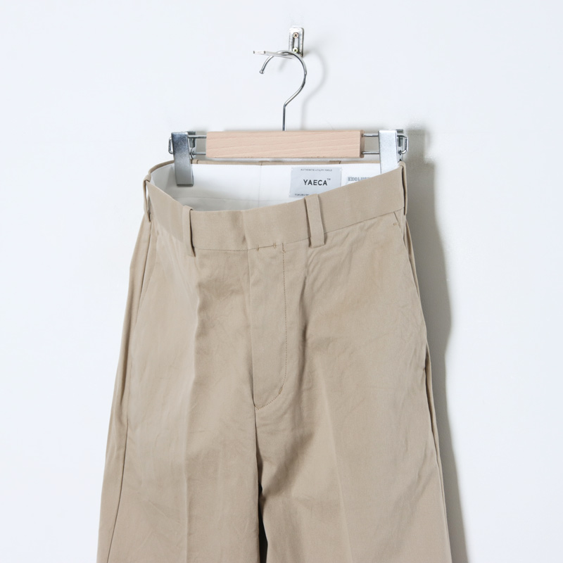 YAECA (ヤエカ) CHINO CLOTH PANTS CREASED SLIM / チノクロスパンツ ...