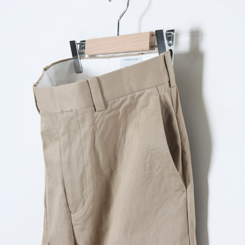 ファッションなデザイン ヤエカ CHINO CLOTH PANTS CREASED チノパンツ