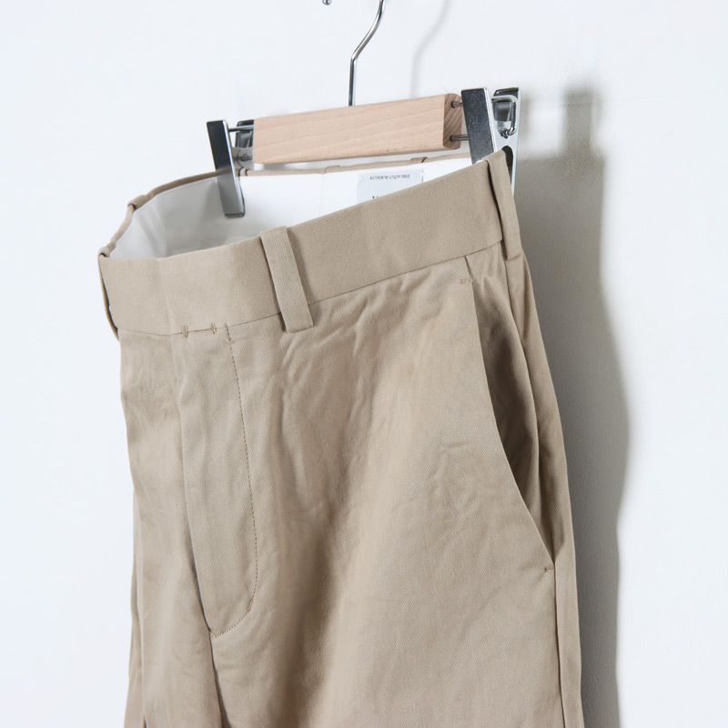 YAECA(䥨) CHINO CLOTH PANTS CREASED SLIM