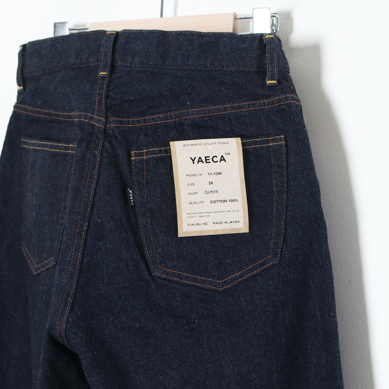 YAECA (ヤエカ) 11-13W DENIM PANTS WIDE STRAIGHT / デニムパンツ 