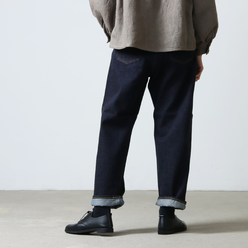 YAECA]DENIM PANTS WIDE STRAIGHT-