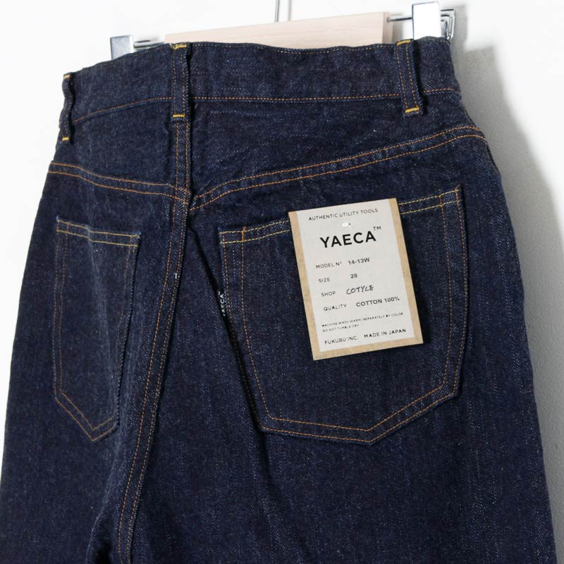 YAECA (ヤエカ) 14-13W DENIM PANTS WIDE CROPPED / デニムパンツワイドクロップド