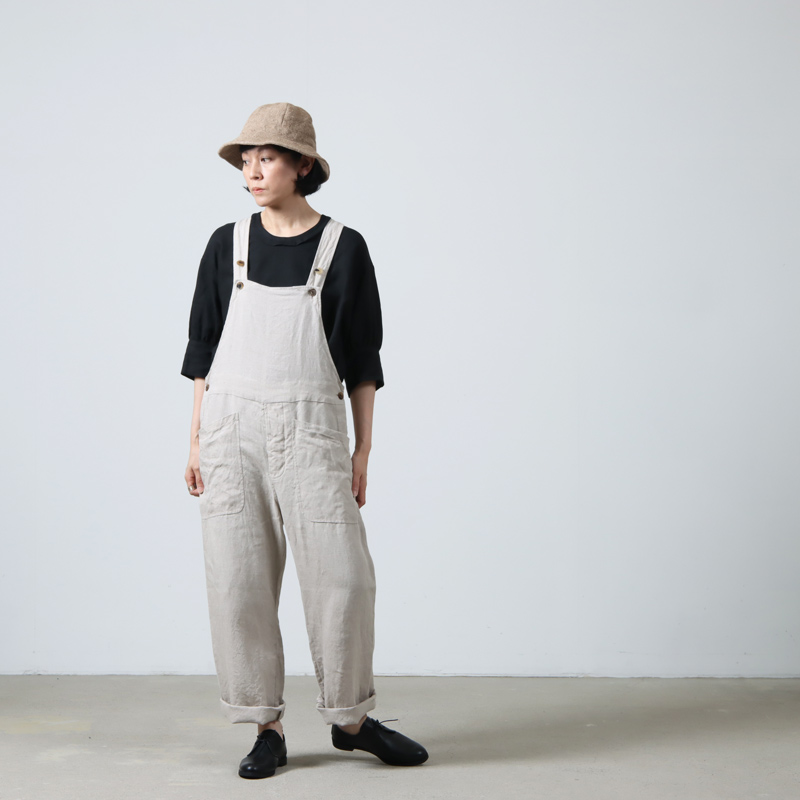 YAECA(䥨) WRITE OVERALL LINEN