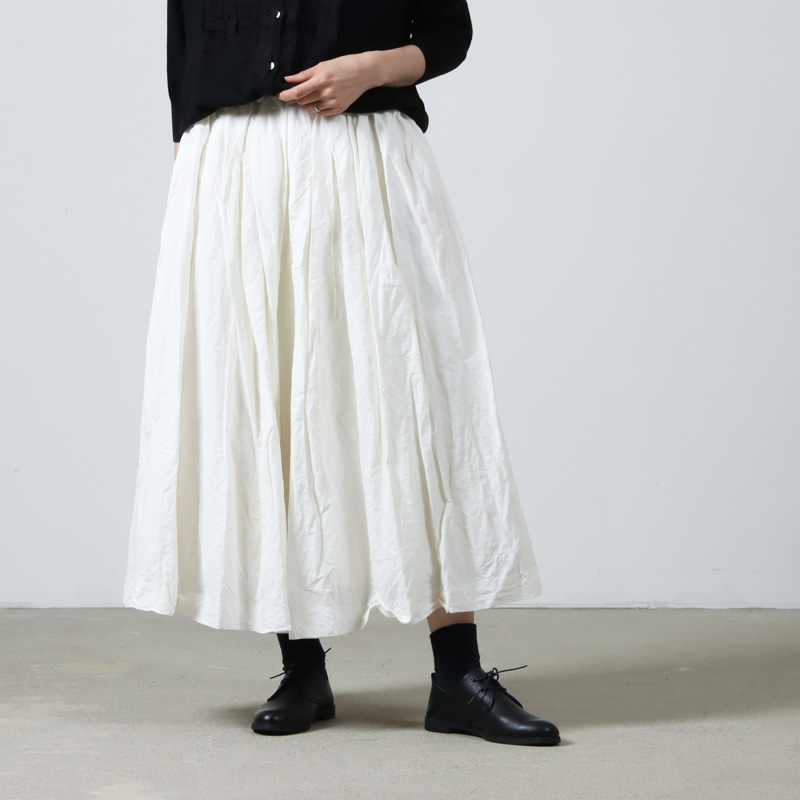 YAECA (ヤエカ) WRITE CULOTTES COTTON LINEN / ライトキュロット 