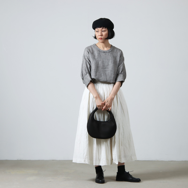 YAECA(䥨) WRITE CULOTTES  COTTON LINEN