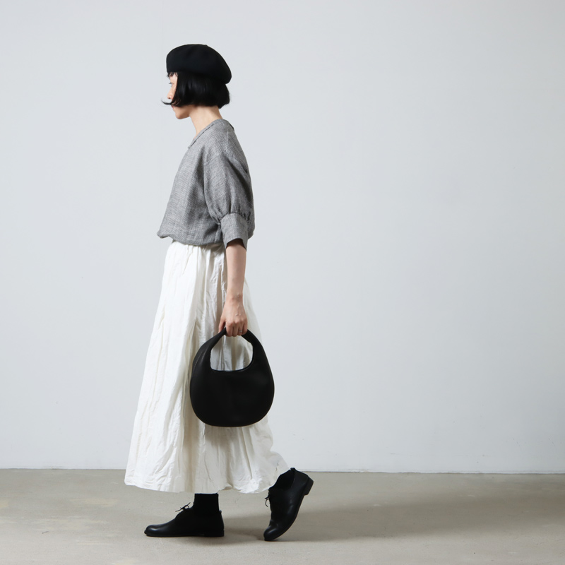 YAECA (ヤエカ) WRITE CULOTTES COTTON LINEN / ライトキュロットコットンリネン