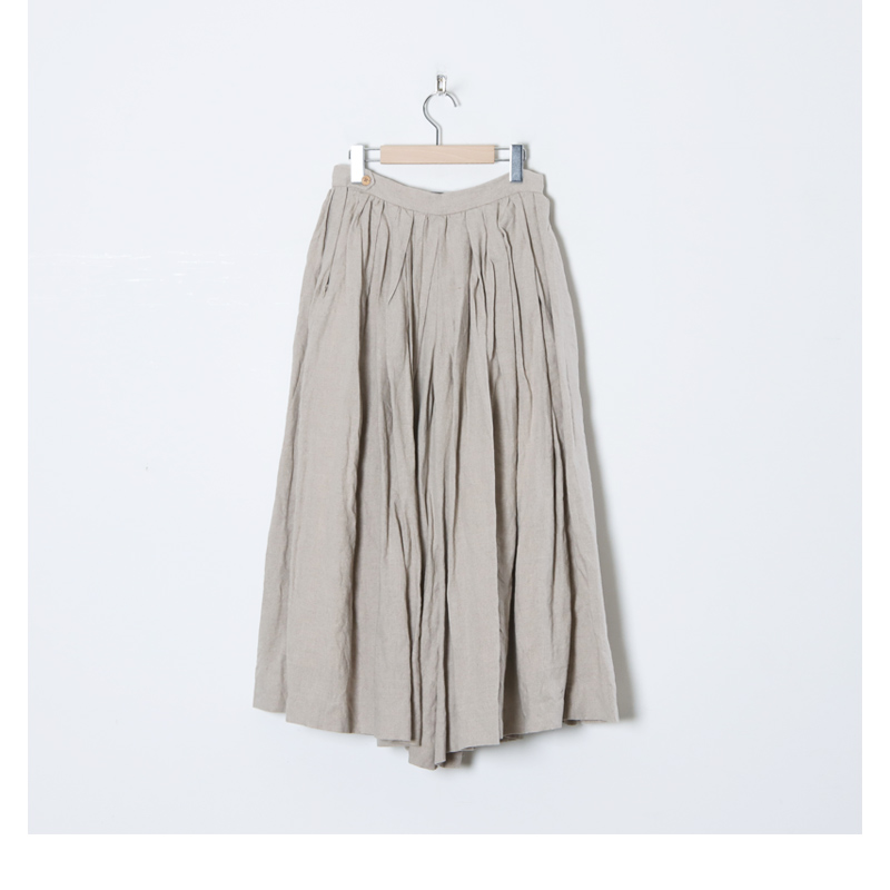 YAECA (ヤエカ) WRITE CULOTTES LINEN / ライトキュロットリネン