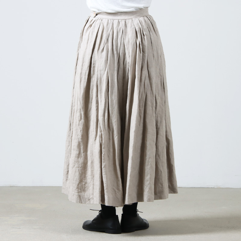 YAECA (ヤエカ) WRITE CULOTTES LINEN / ライトキュロットリネン