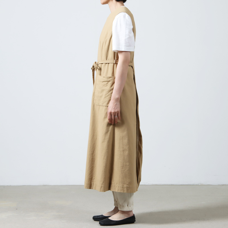 YAECA(䥨) WRITE APRON COAT