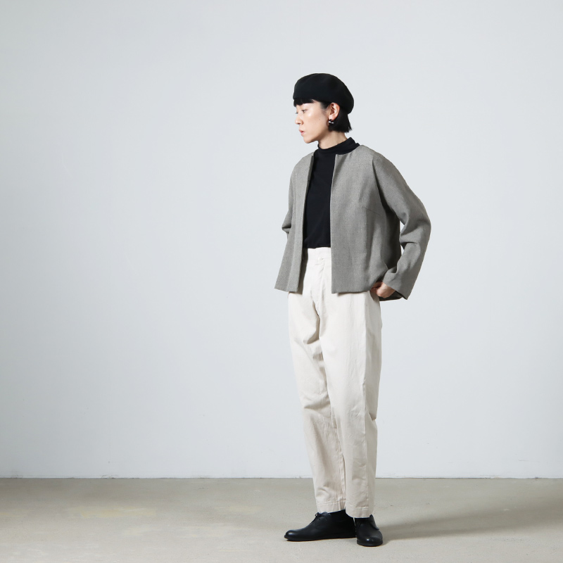 YAECA (ヤエカ) CHINO CLOTH PANTS WIDE STRAIGHT / チノクロスパンツ