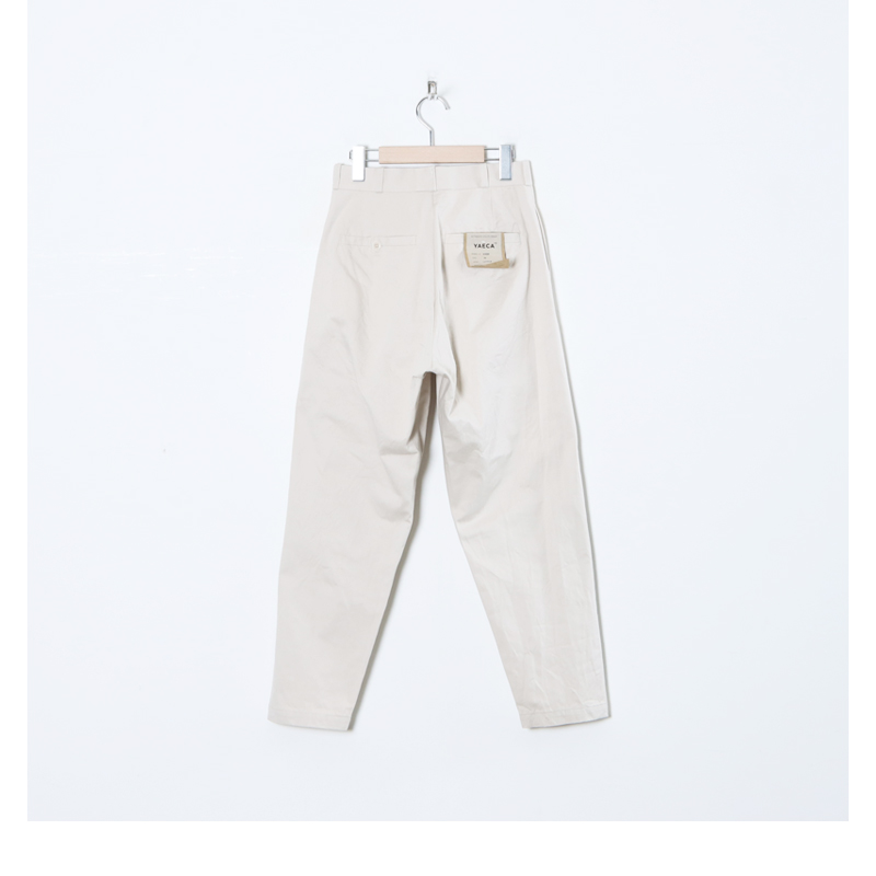 YAECA (ヤエカ) CHINO CLOTH PANTS WIDE TAPERED / チノクロスパンツ 