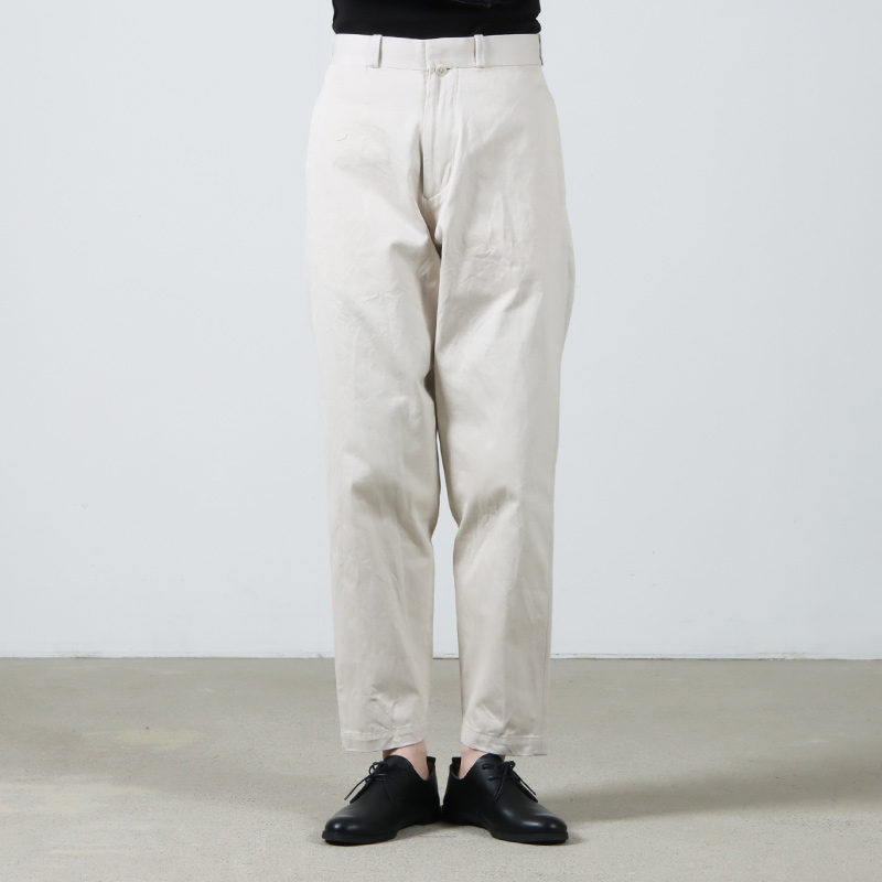 YAECA(䥨) CHINO CLOTH PANTS WIDE TAPERED