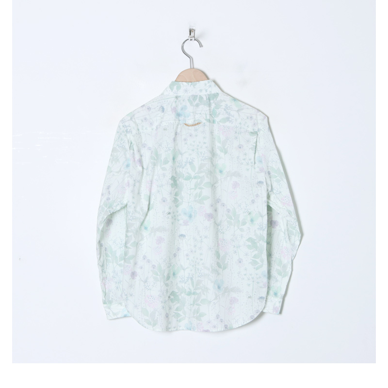 YAECA (ヤエカ) WRITE BUTTON SHIRT LIBERTY COTTON / ボタンシャツ リバティ