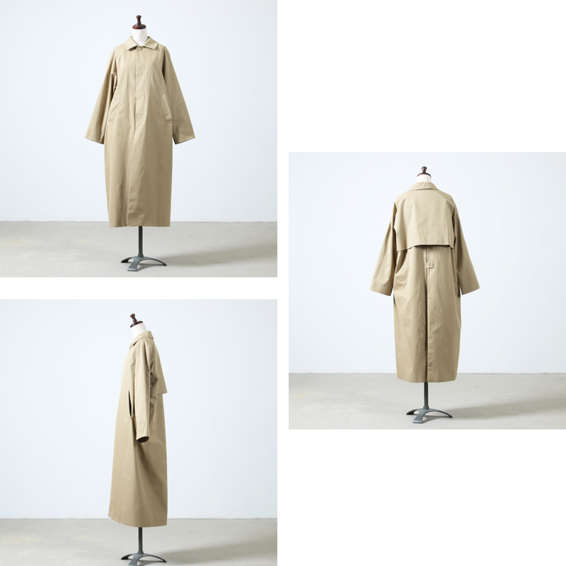 YAECA(䥨) SOUTIEN COLLAR COAT STANDARD