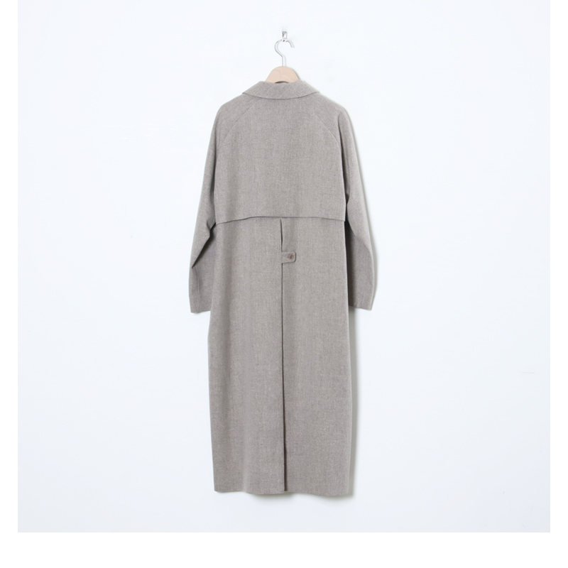 YAECA(䥨) SOUTIEN COLLAR COAT WOOL