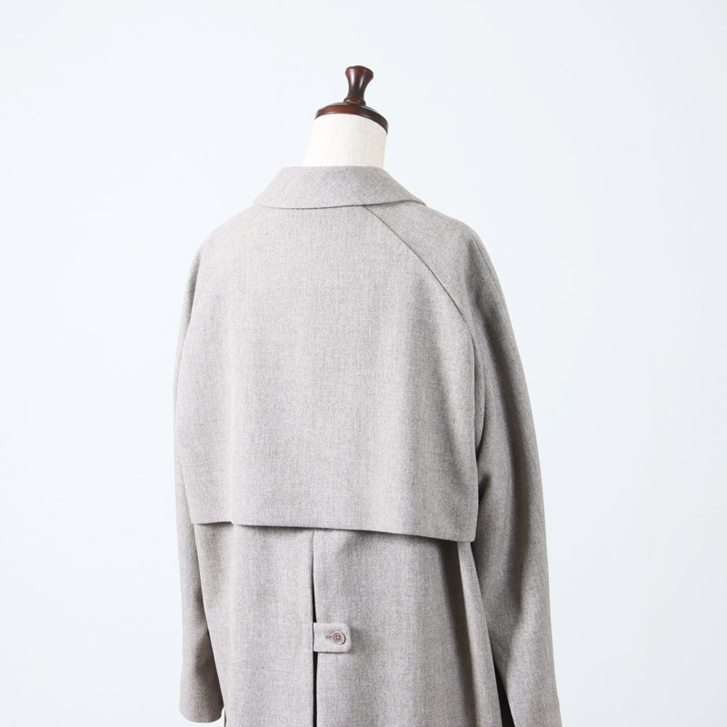 YAECA(䥨) SOUTIEN COLLAR COAT WOOL