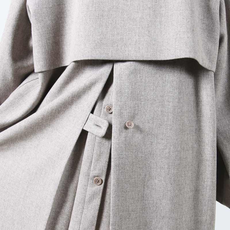 YAECA(䥨) SOUTIEN COLLAR COAT WOOL