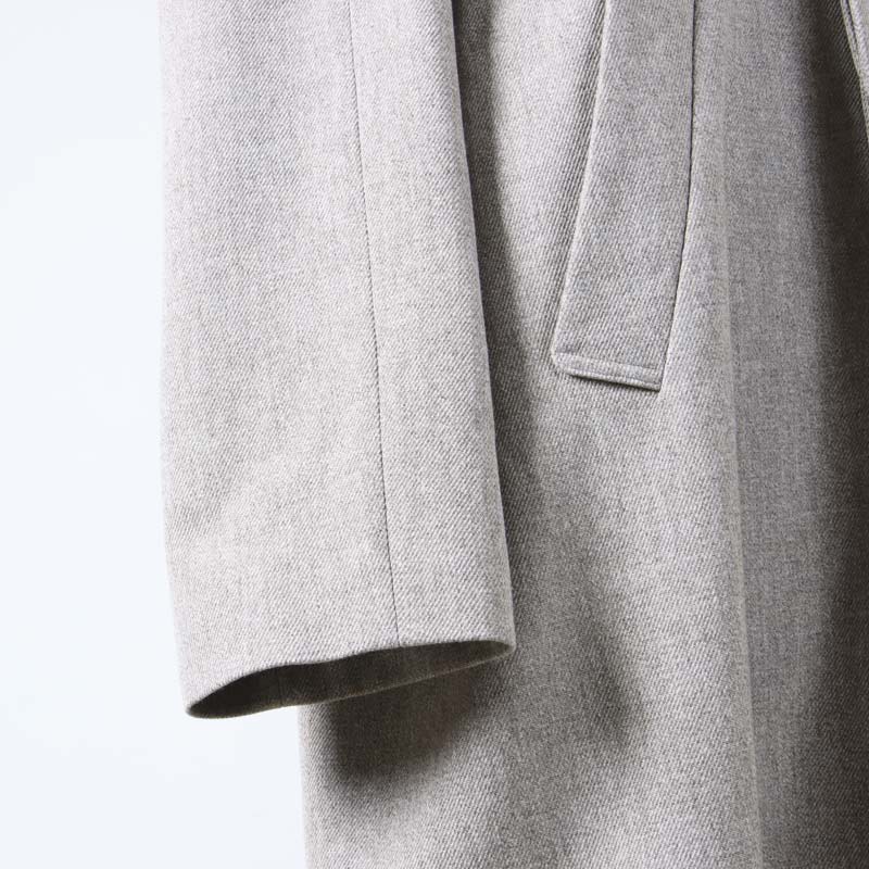 YAECA(䥨) SOUTIEN COLLAR COAT WOOL