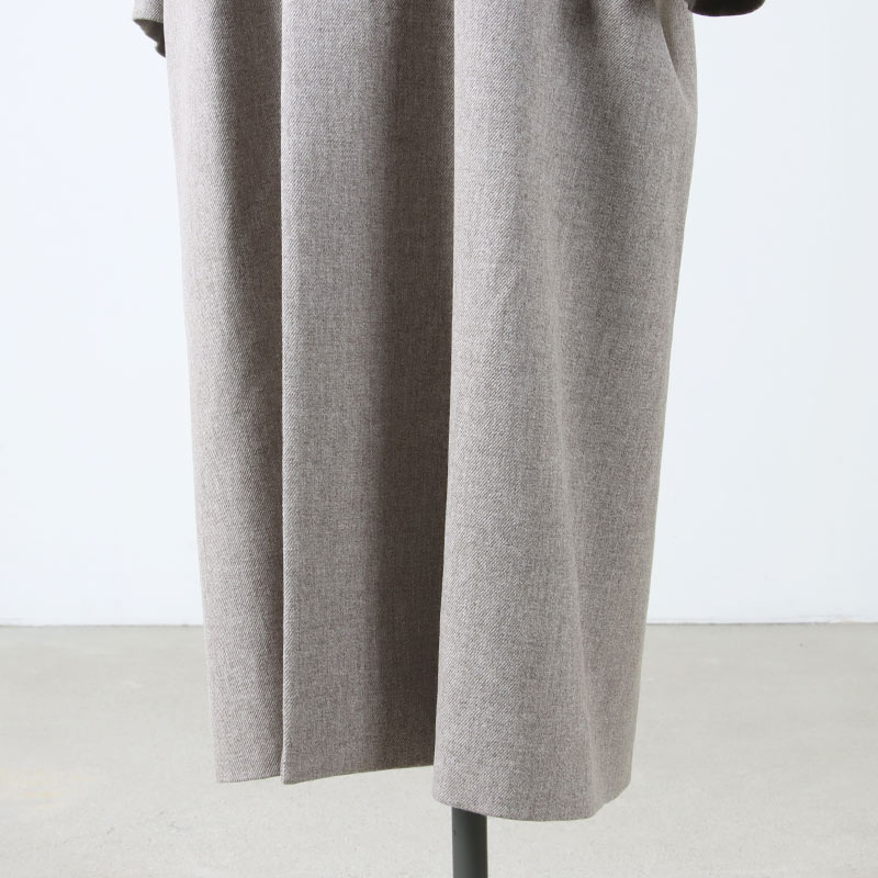 YAECA(䥨) SOUTIEN COLLAR COAT WOOL