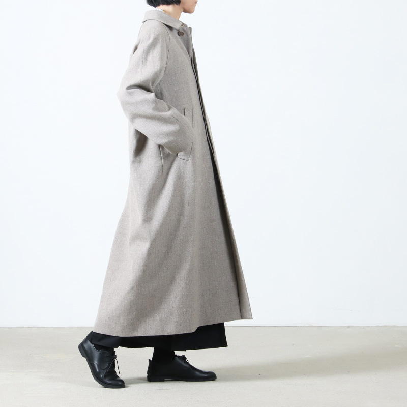 YAECA(䥨) SOUTIEN COLLAR COAT WOOL