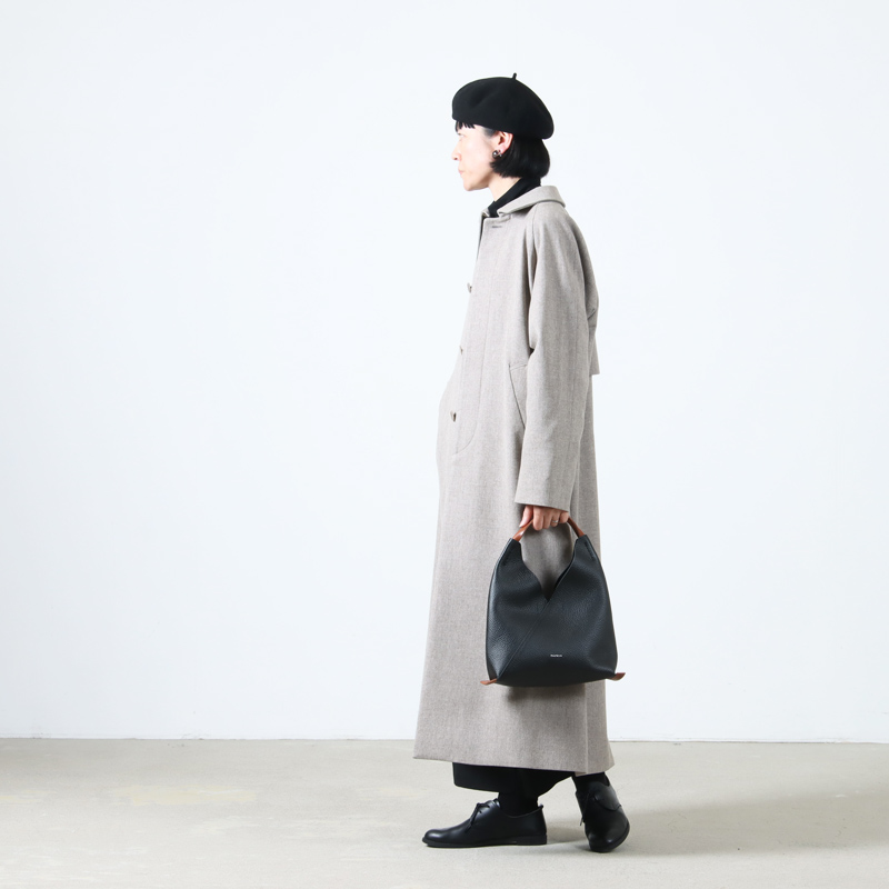 YAECA(䥨) SOUTIEN COLLAR COAT WOOL