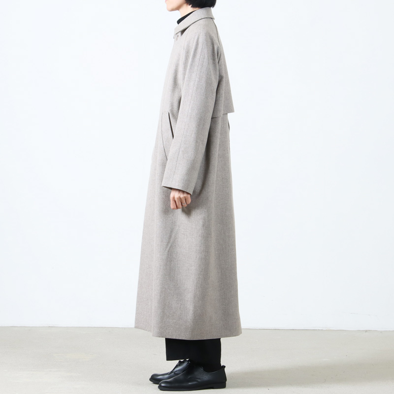 YAECA(䥨) SOUTIEN COLLAR COAT WOOL