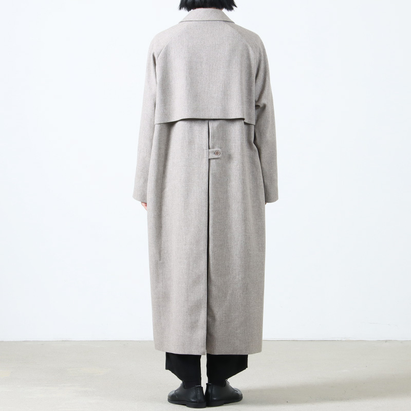 YAECA(䥨) SOUTIEN COLLAR COAT WOOL