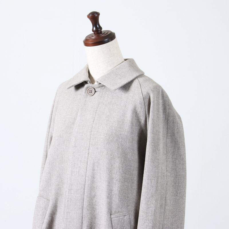 YAECA(䥨) SOUTIEN COLLAR COAT WOOL