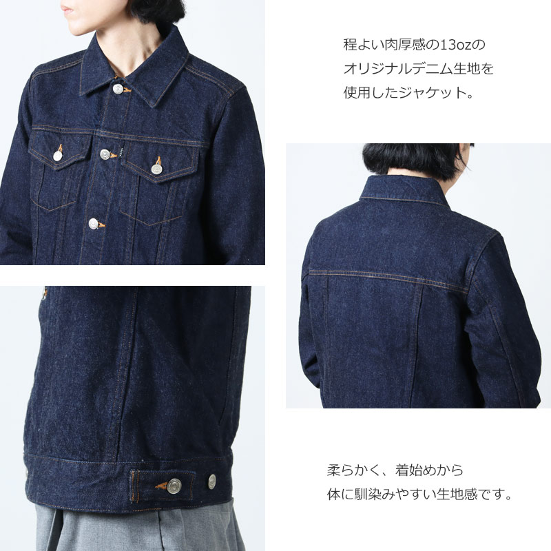 YAECA(䥨) 16-13W DENIM JACKET