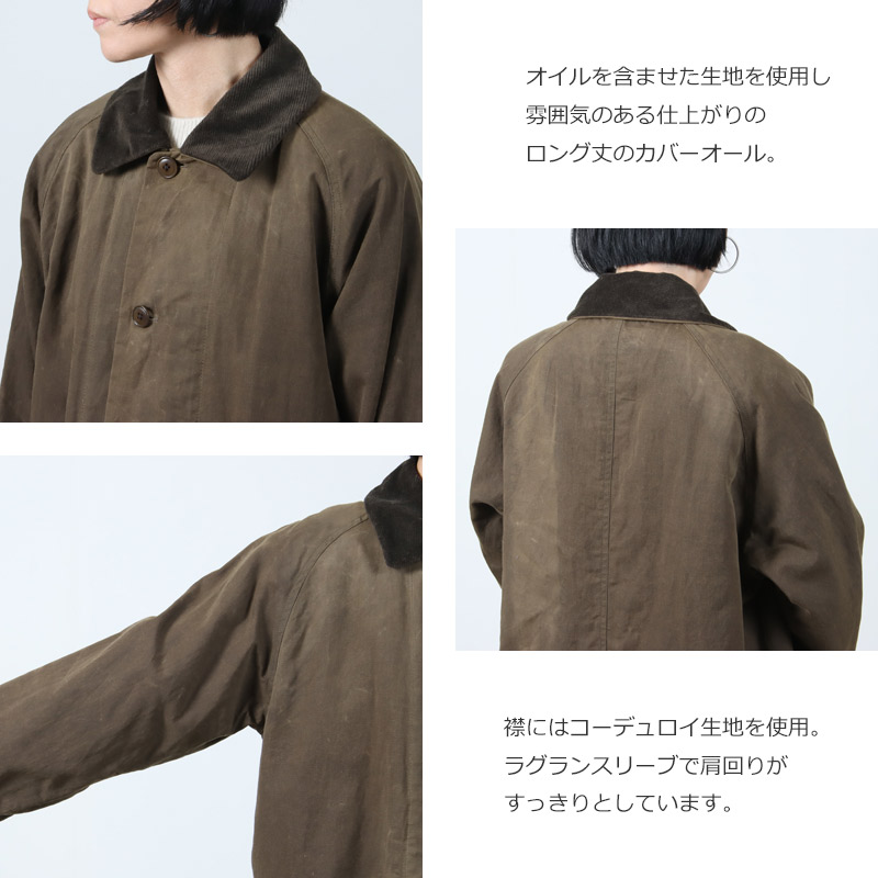 YAECA(䥨) COVER ALL JACkETS LONG OILD