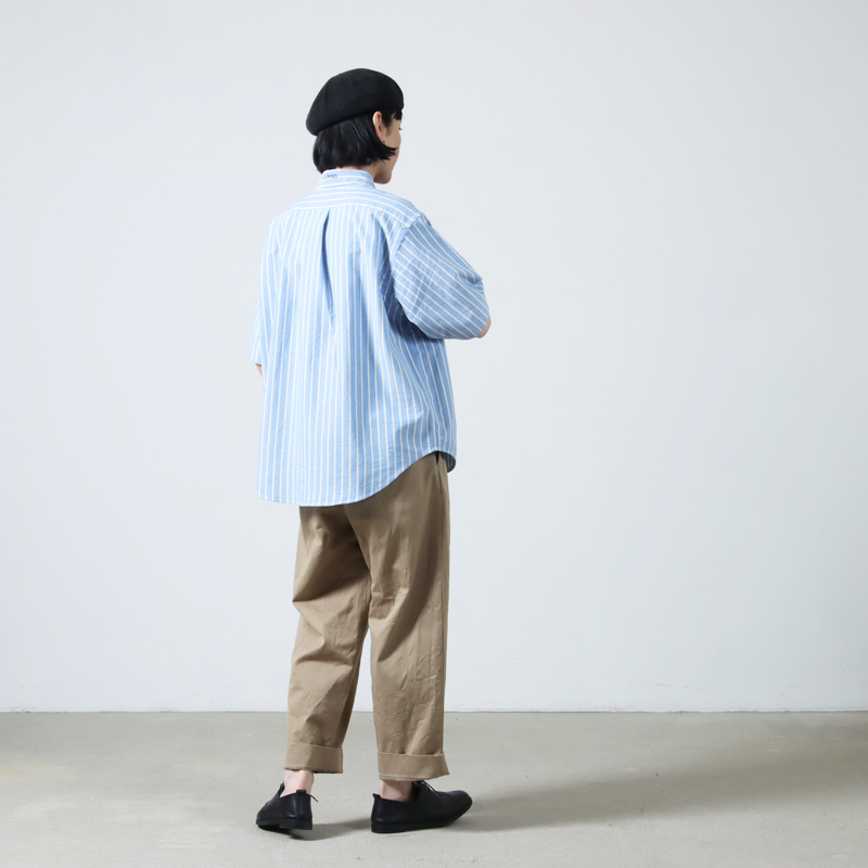 YAECA (ヤエカ) CHINO CLOTH PANTS TWO TUCK TAPERED