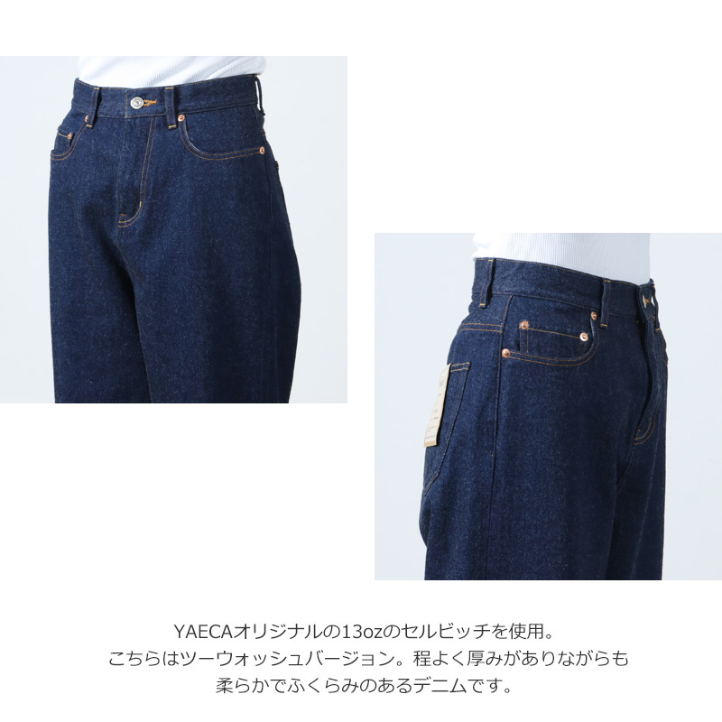 YAECA(䥨) 14-13WW DENIM PANTS WIDE
