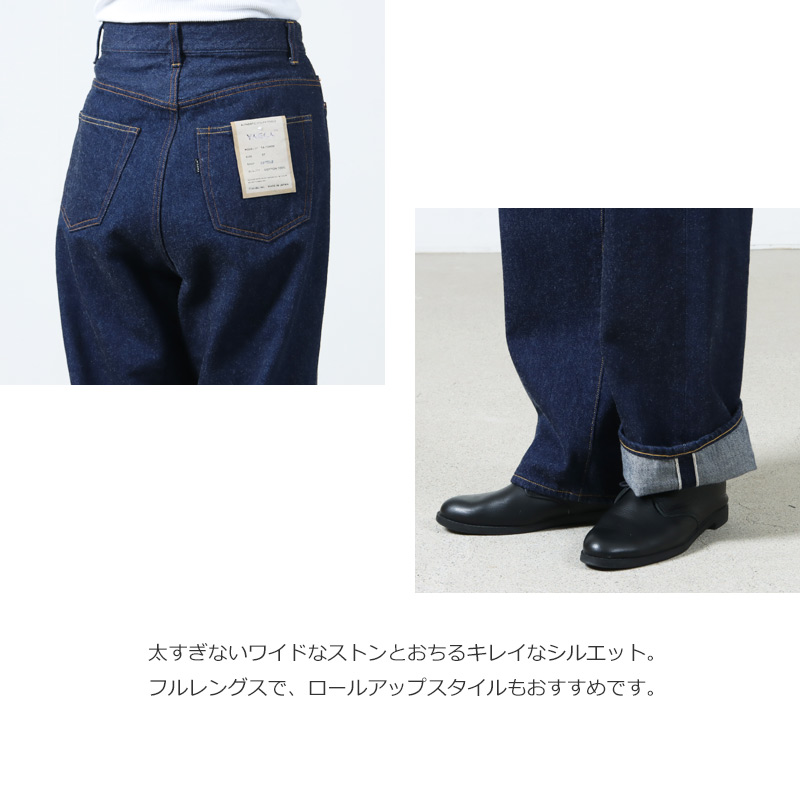 YAECA(䥨) 14-13WW DENIM PANTS WIDE