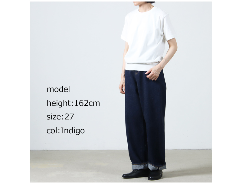 YAECA(䥨) 14-13WW DENIM PANTS WIDE