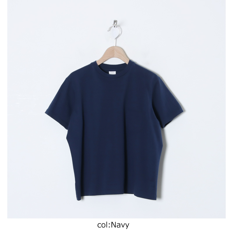 YAECA(䥨) CREWNECK POCKET T S/S
