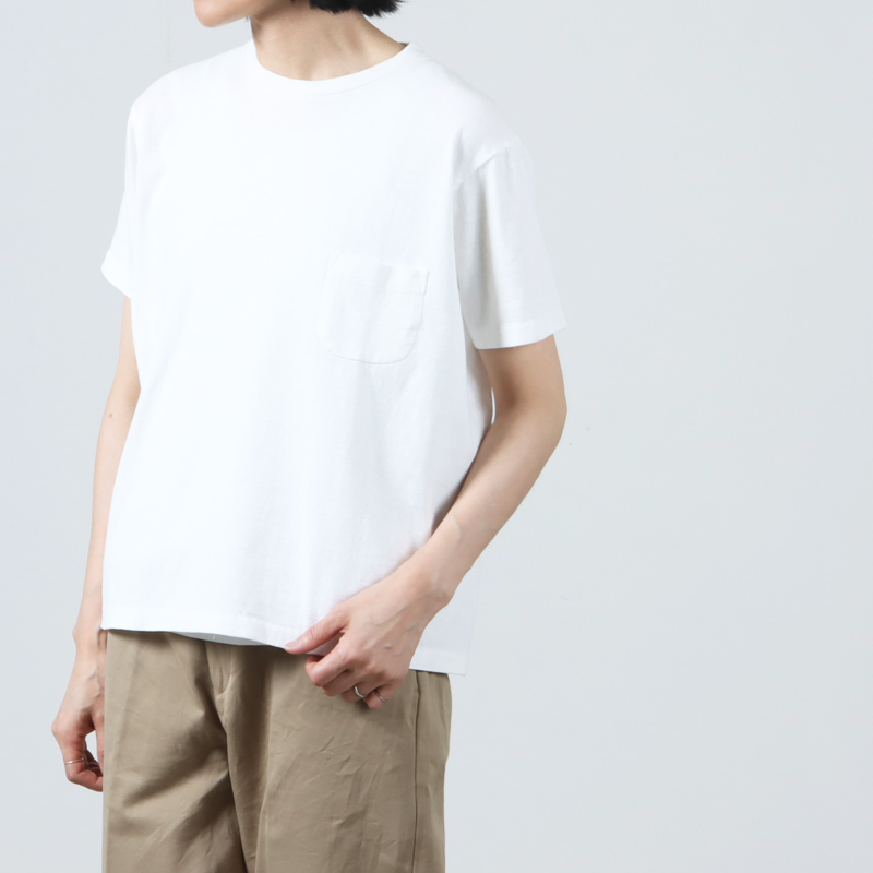 YAECA(䥨) CREWNECK POCKET T S/S