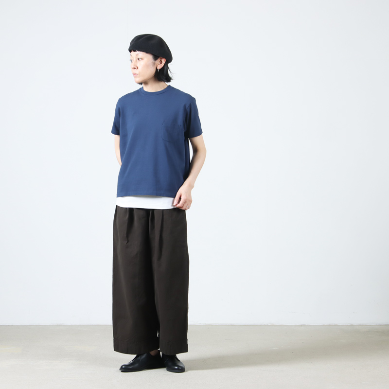 YAECA(䥨) CREWNECK POCKET T S/S