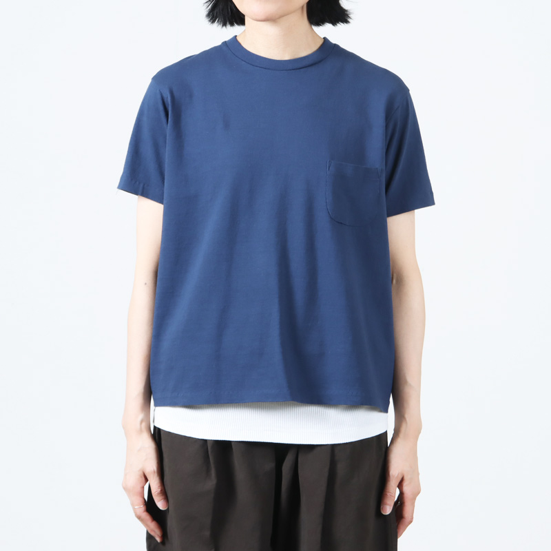 YAECA(䥨) CREWNECK POCKET T S/S