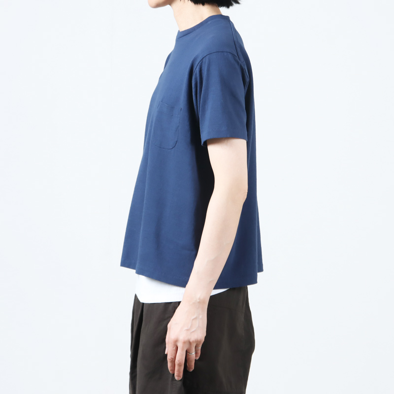 YAECA(䥨) CREWNECK POCKET T S/S
