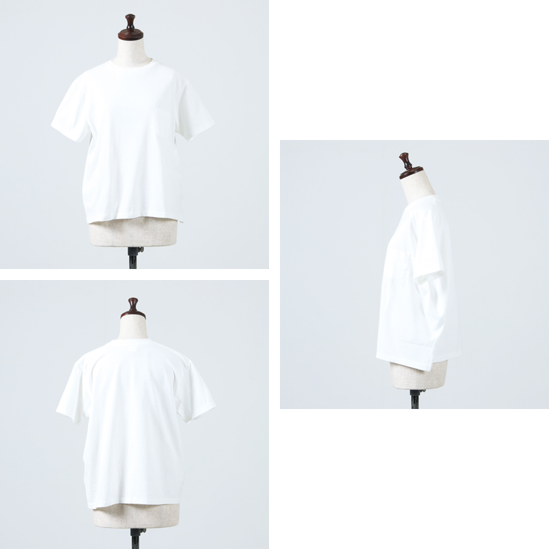 YAECA(䥨) CREWNECK POCKET T S/S