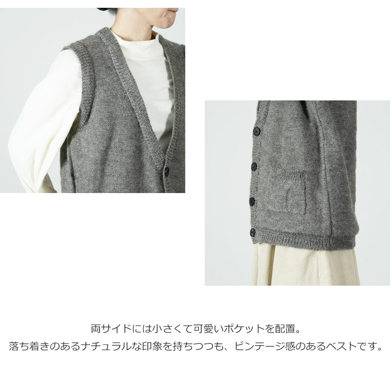 YAECA(䥨) Guernsey Knit Vest